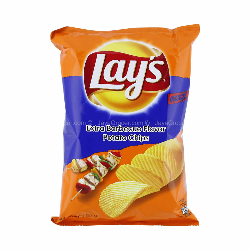 Lays Extra Barbecue Flavour Potato Chips 50g