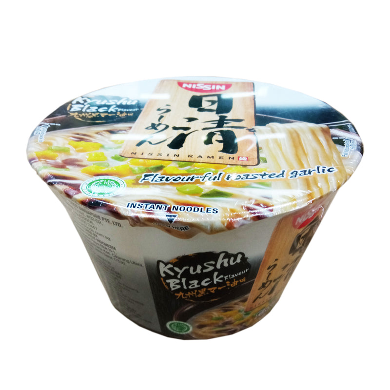 Nissin Ramen Kyushu Black Flavour Instant Noodles Cup 110g
