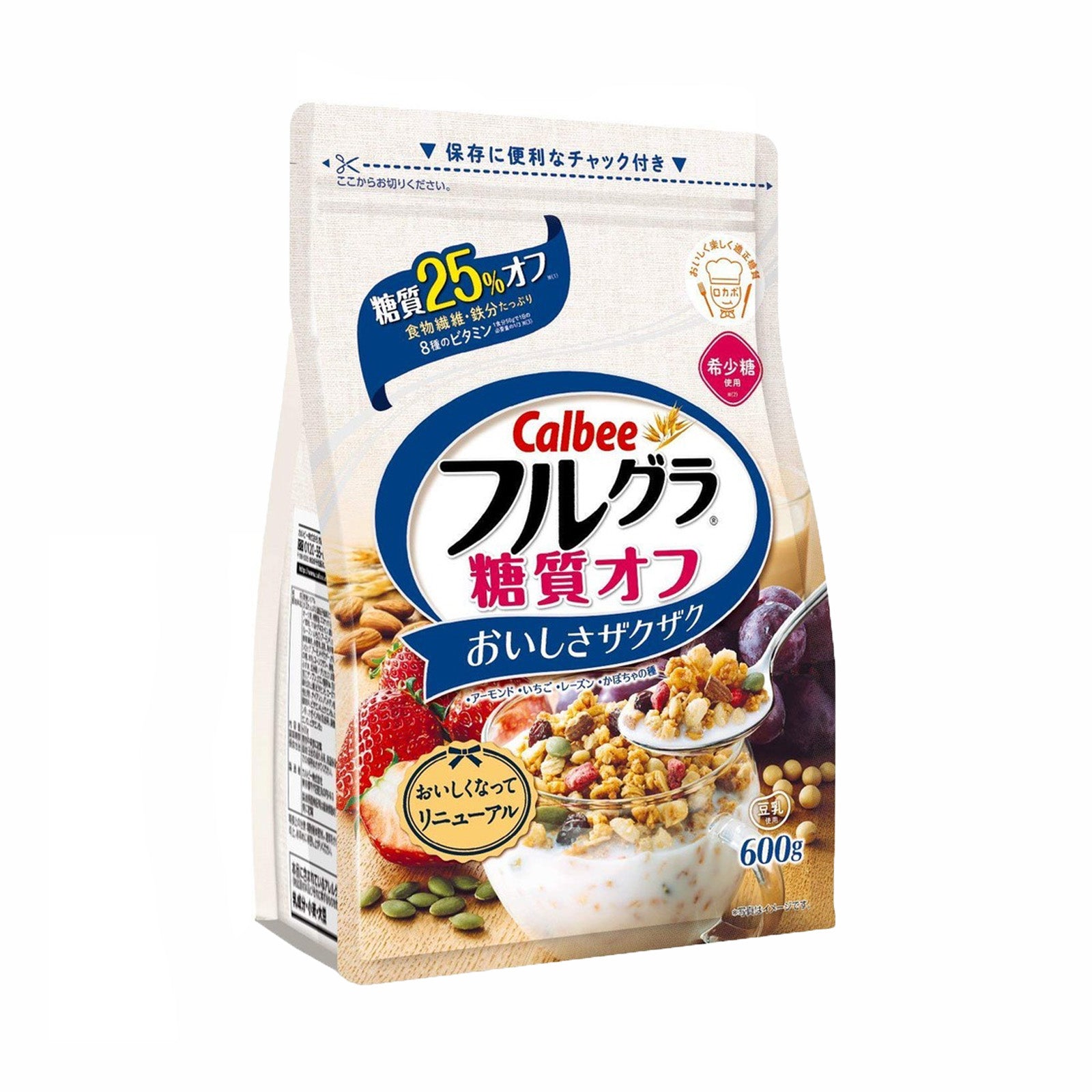 CALBEE FRUIT GRANOLA 25% LESS SUGAR 600G