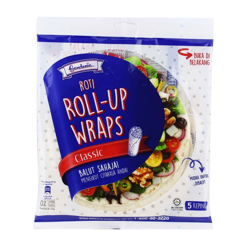 Gardenia Roll-Up Wraps Classic 1pack