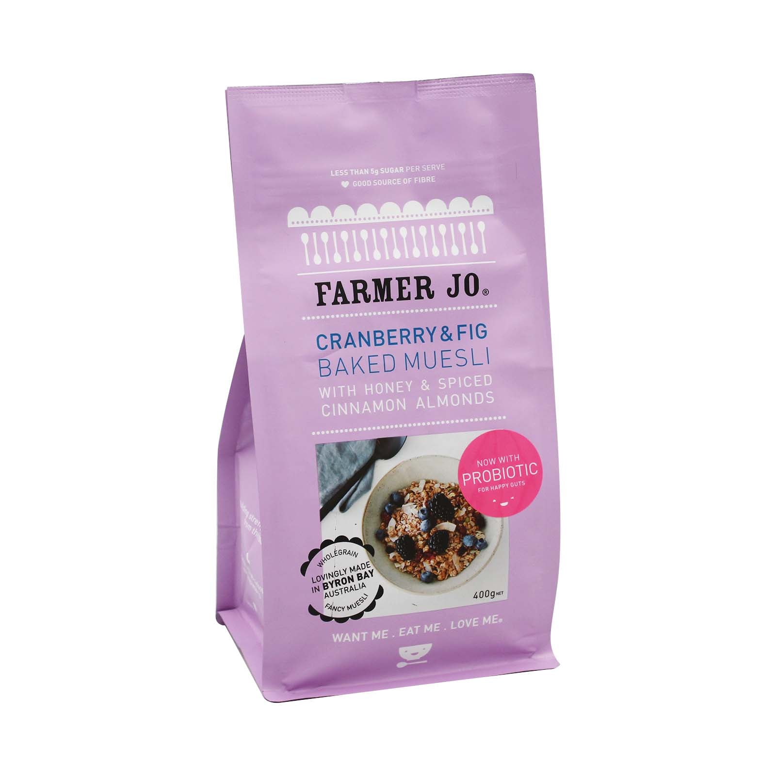 FARMER JO C/FIG B/MUESLI 400G