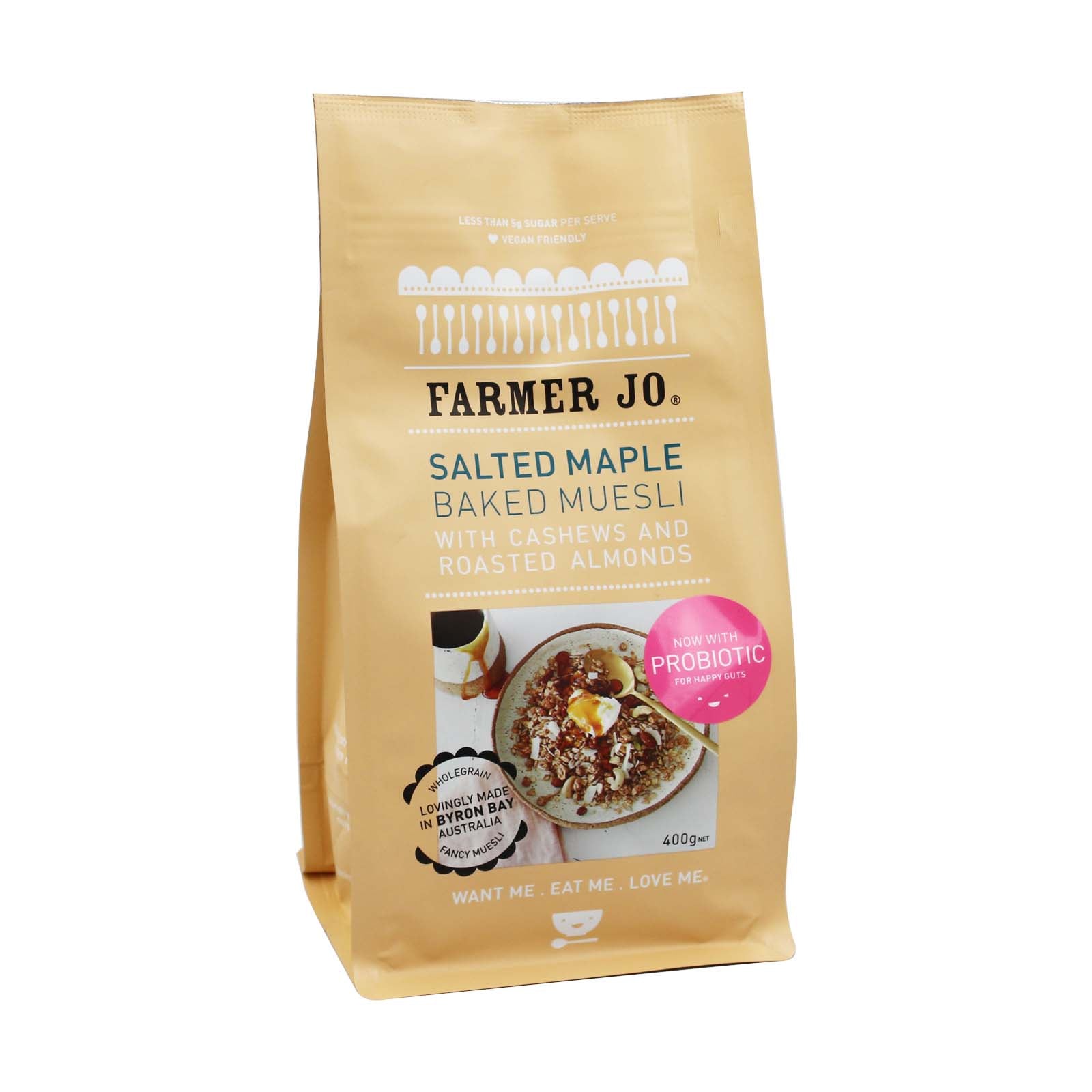 FARMER JO SALTMPLE B/MUESLI 400G