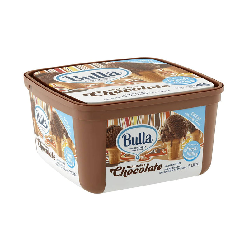 Bulla Reduced Fat Chocolate Ice Cream 2L