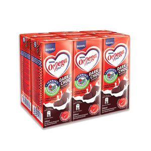 Nestle Omega Plus Dark Chocolate Drink 200ml x 6