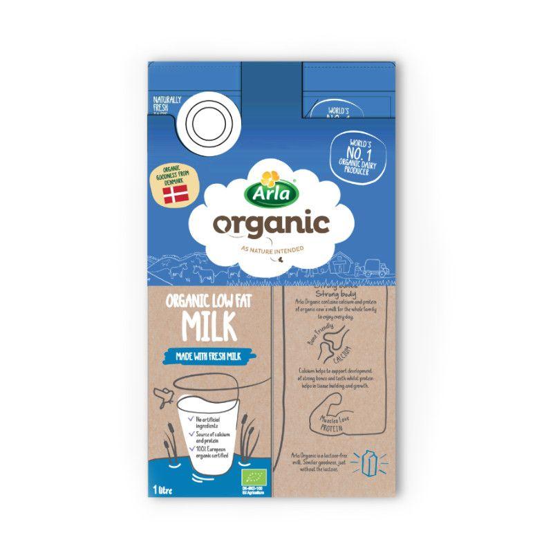 Arla Organic Low Fat Milk Twin Pack