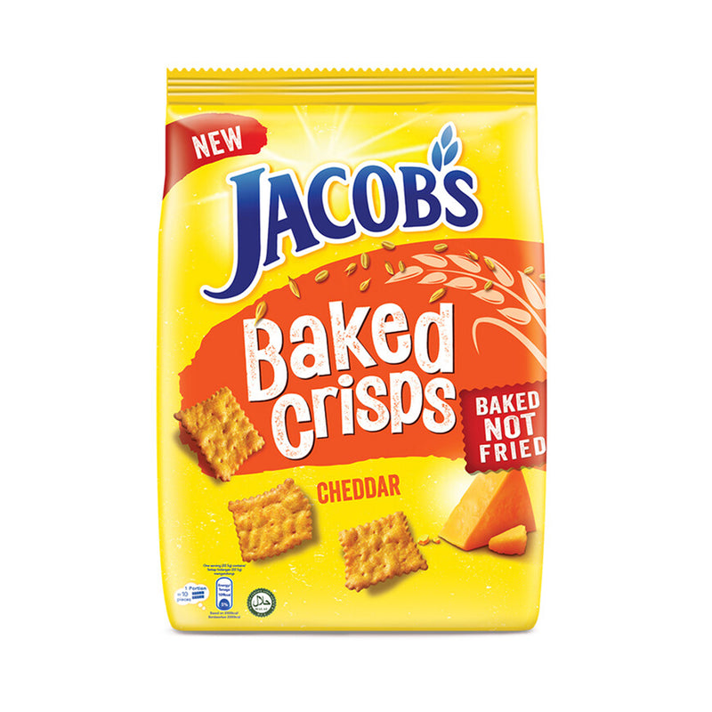 Jacob's Cheddar Baked Crisps 229g