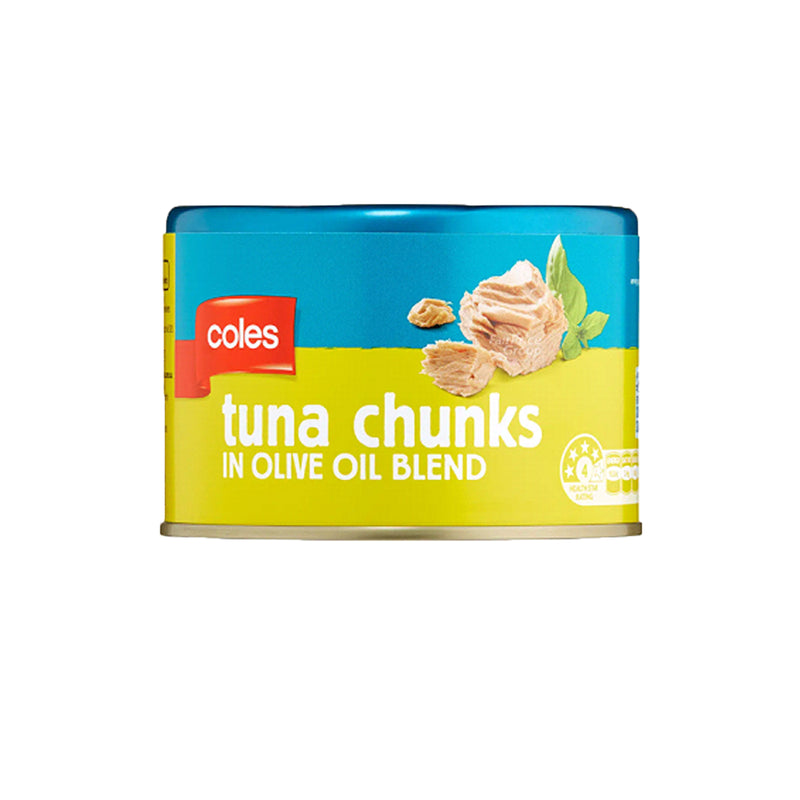 Coles Tuna Chunks In Olive Oil Blend 185g