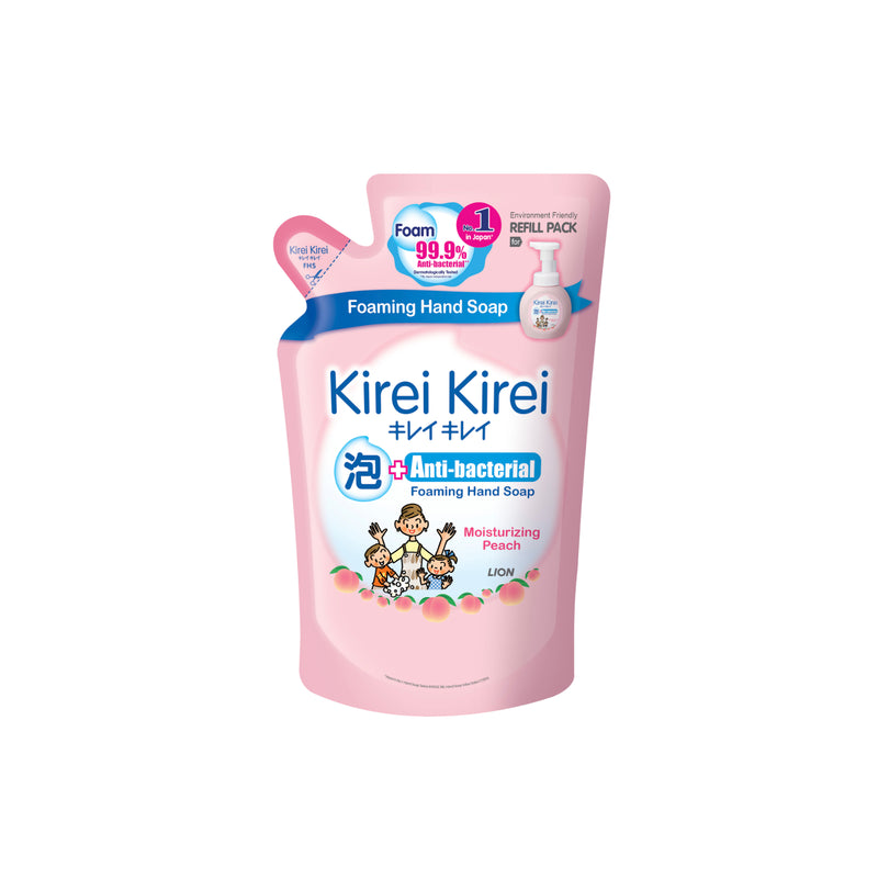 Kirei Kirei Anti-Bacterial Foaming Peach Hand Wash Refill 200ml