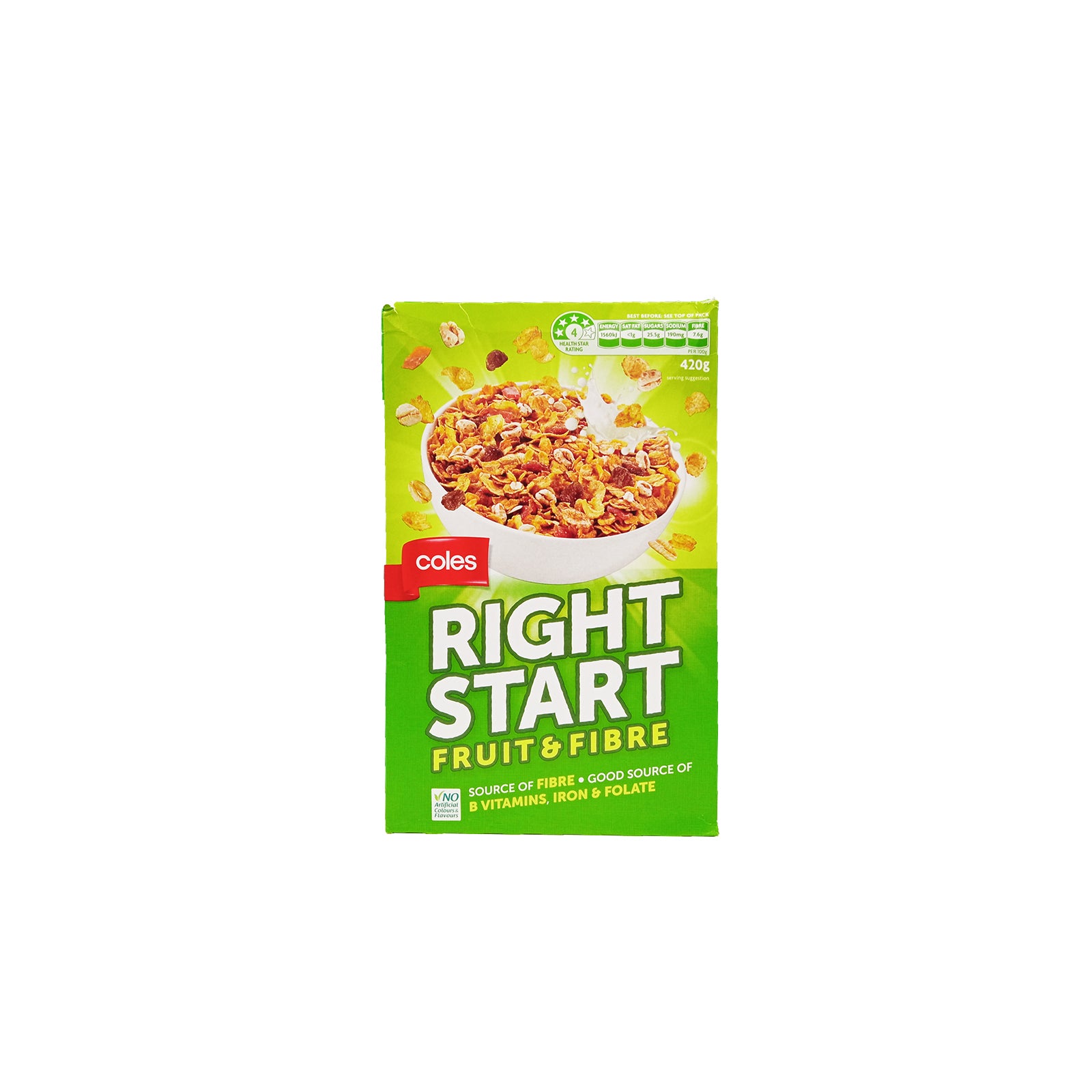 Coles Breakfast Cereal Right Start 420g