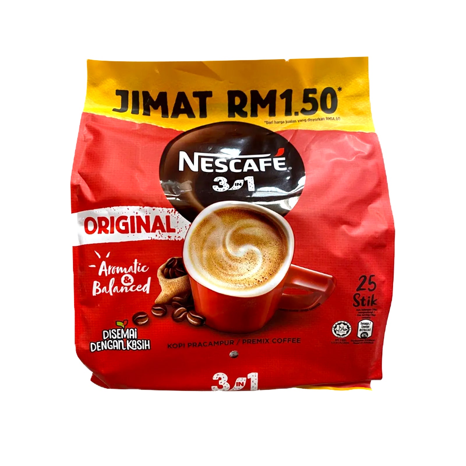 Nescafe 3 In 1 Original 18g x 25 – Jaya Grocer | The Starling