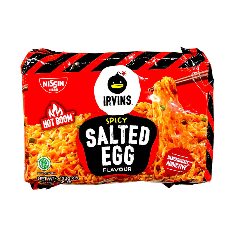 Nissin Irvins Spicy Salted Egg Flavour Instant Noodles 113g x 5