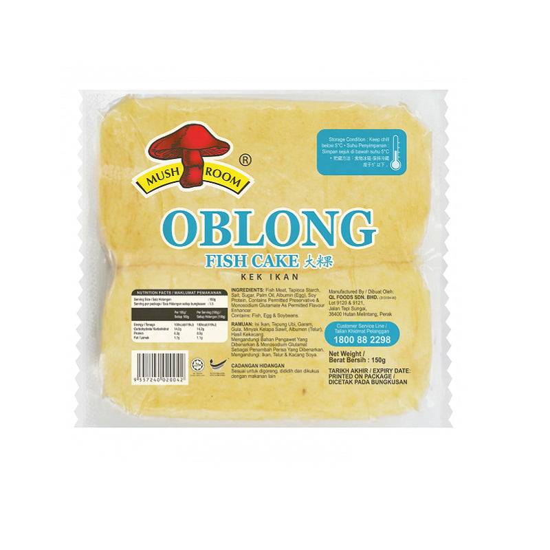 Mushroom Oblong Fish Cake 150g