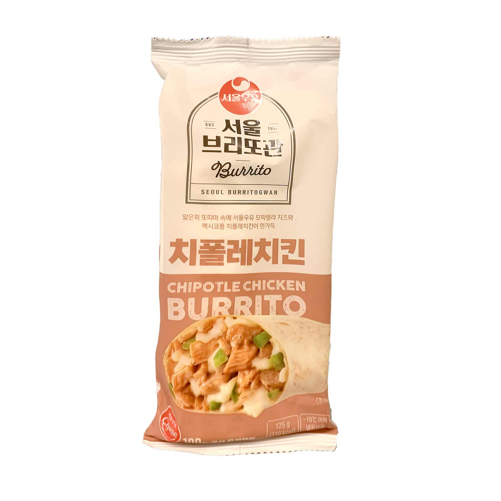 Seoul Milk Chipotle Chicken Burrito 125g – Jaya Grocer | The Starling